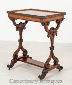 طاولة جانبية عرضية من العصر الفيكتوري روزوود حوالي عام 1850