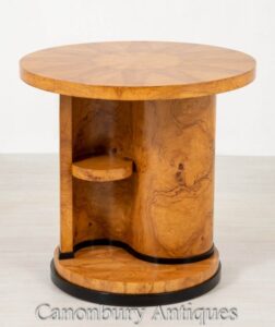 طاولة عرضية من آرت ديكو - جانب جانبي عام 1930