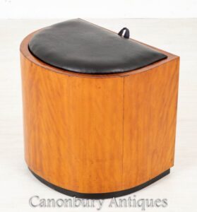 مقعد آرت ديكو فينتيج البراز العتيق حوالي عام 1930