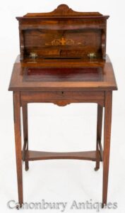 مكتب طاولة الكتابة للسيدات الفيكتوري - حوالي 1880