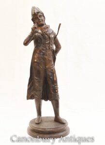 تمثال فلانور من البرونز الفرنسي - تمثال داندي