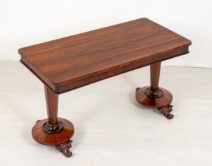 طاولة نقالة ويليام الرابع - طاولات قاعة قديمة من خشب الورد