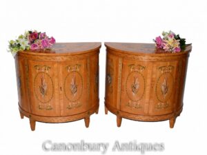 إقران خزائن Adams الجانبية في تصميمات ريجنسي الداخلية المطلية باللون الساتينوود